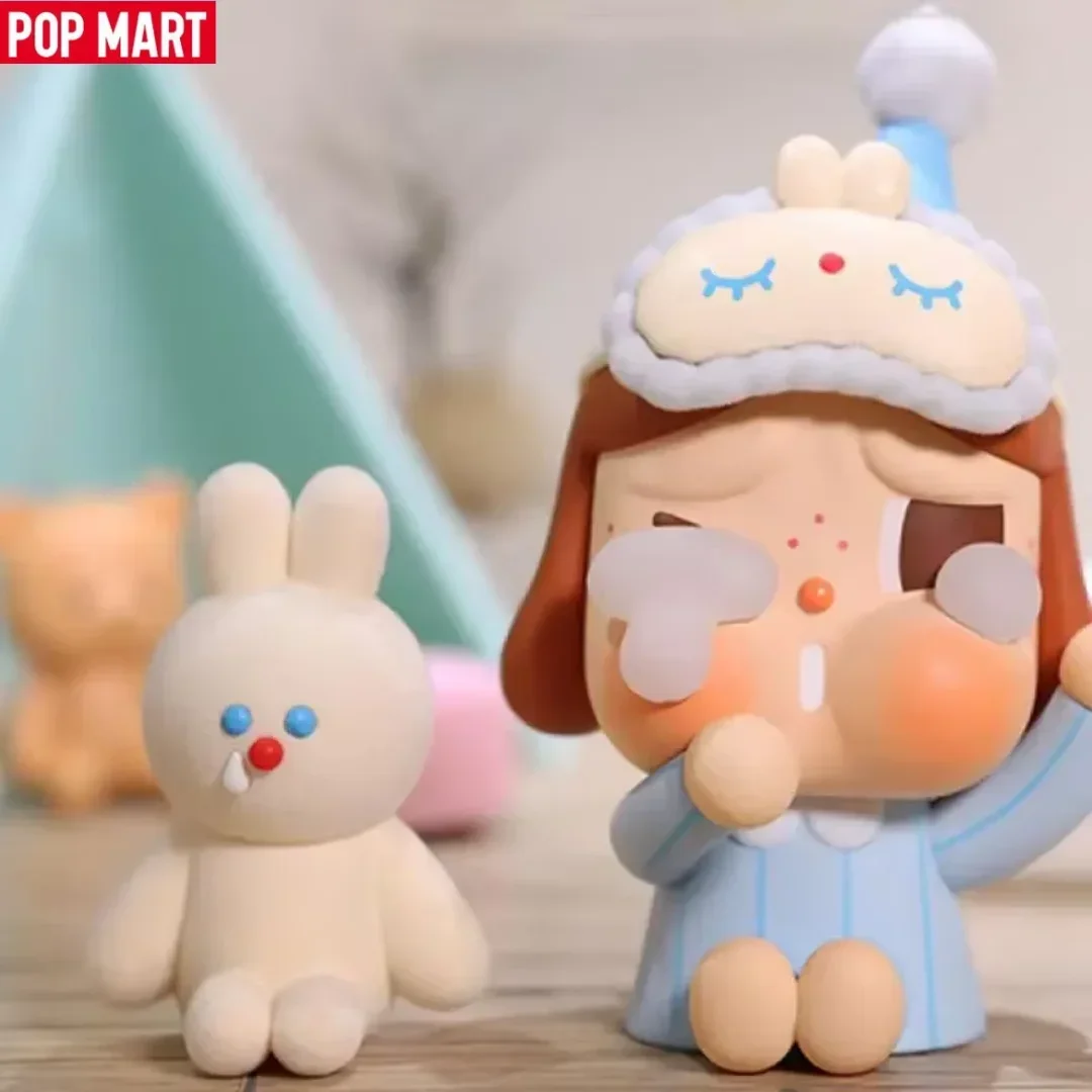 

POP MART CryBaby Blue Pajama Elevator Series: Фигурка-сюрприз в закрытой коробке, коллекционная модель, милый подарок на день рождения