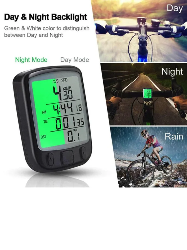 AliExpress Waterproof Bicycle Speedometer Cycg Bike Meter Computer Speed Odometer Wired