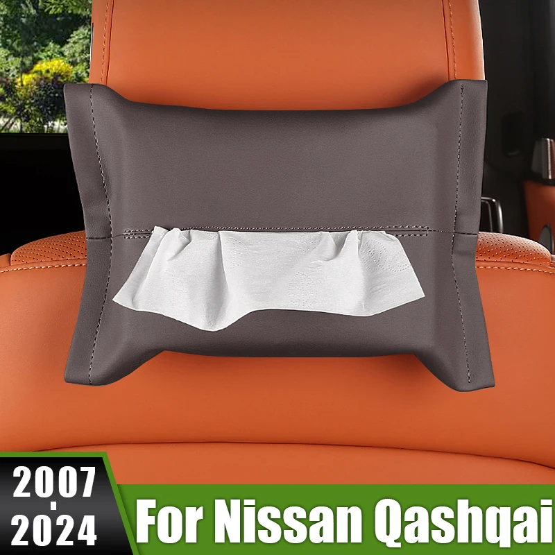 For Nissan Qashqai J10 J11 J12 2007-2020 2021 2022 2023 2024 Multifunctional Car Sun Visor Hanging Tissue Box Storage Holder