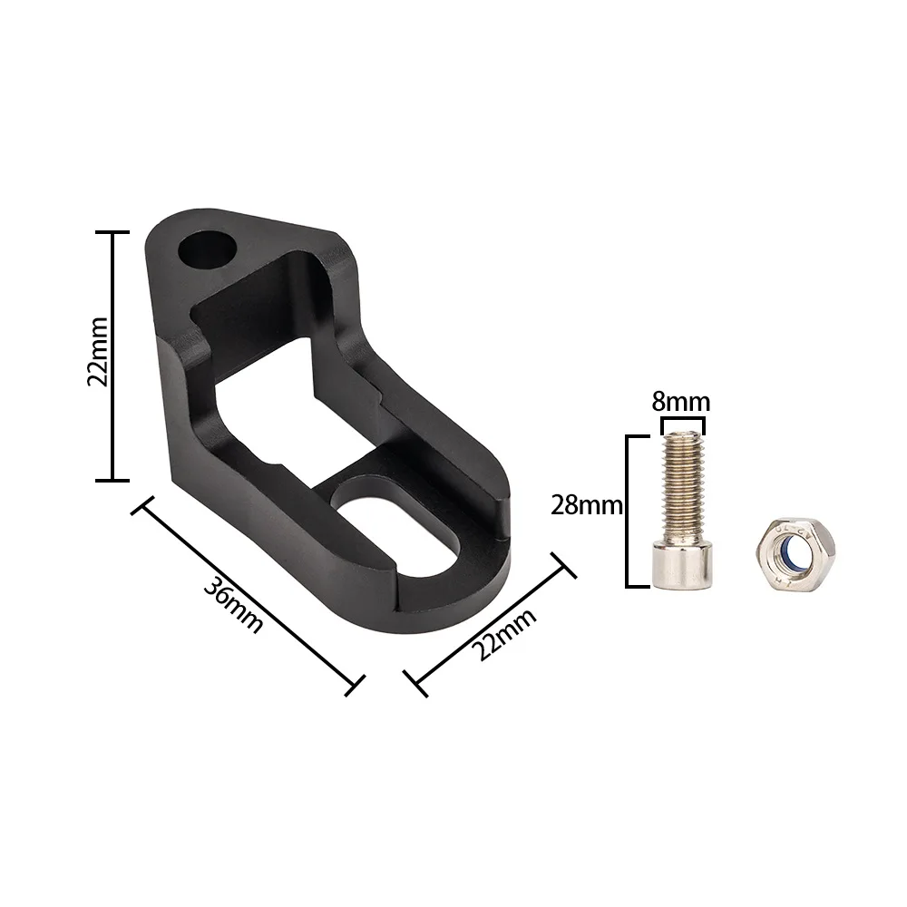 ZTTO Road Bike Middle Support Brake Clamp V Brake C Clip Extension Seat Adjustable Adapter 451 To 406 Conversion Bracket