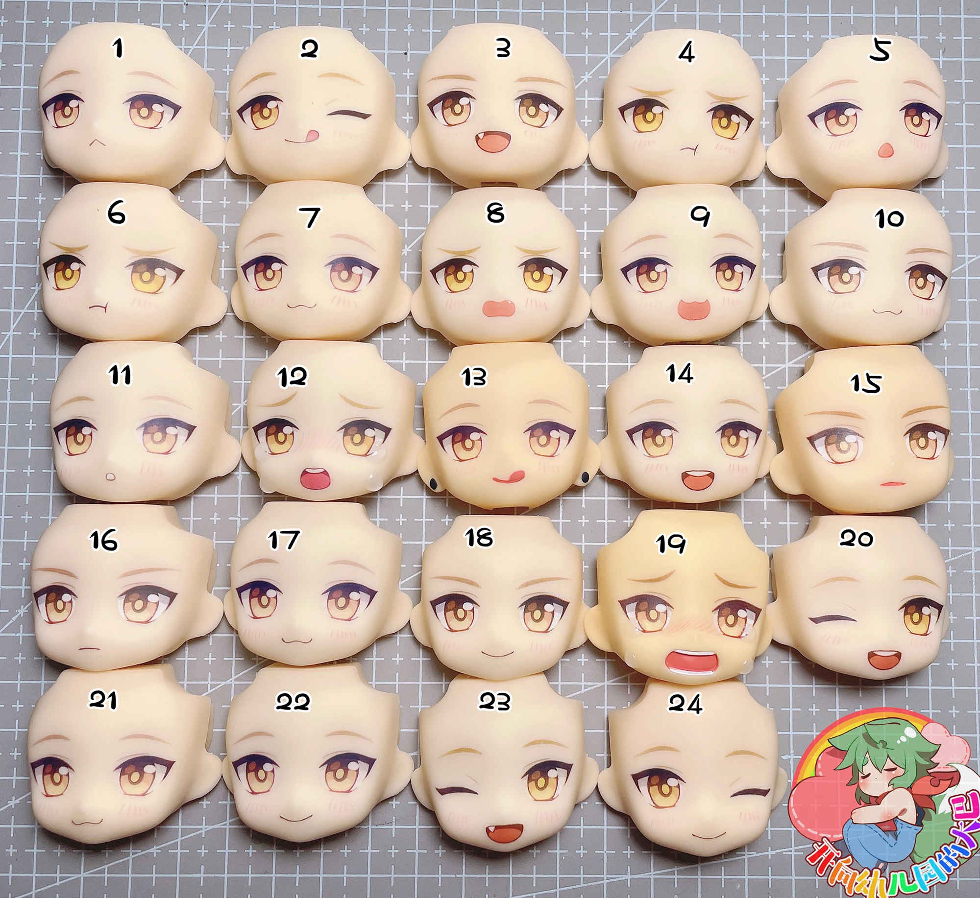 

Aether Ob11 Water Sticker Face Genshin Impact GSC YMY Handmade Faceplate Anime Cosplay Accessories