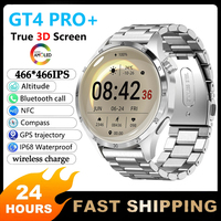 2024 NEW GT4 Pro+ For Huawei Watch 4 Pro Smart Watch Men 1.6‘’ 460*460 3D Screen NFC IP68 Waterproof GPS Trajectory Smartwatch