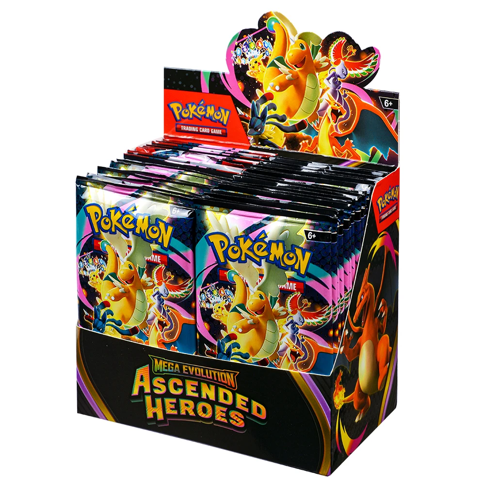 360Pcs English Pokémon TCG: MEGA EVOLUTION Ascended Heroes Booster Box Pokemon trade card 36 Pack Box view 2