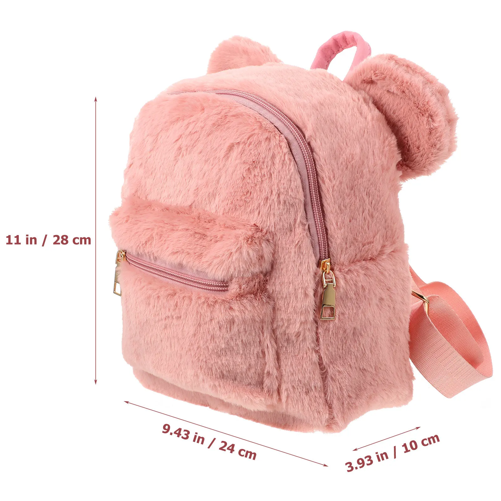1Pcs Bear Ear Backpack Lightweight Casual Shoulder Bag Fashion Backpack Travel School Bag Girls Multi-Purpose Daypack