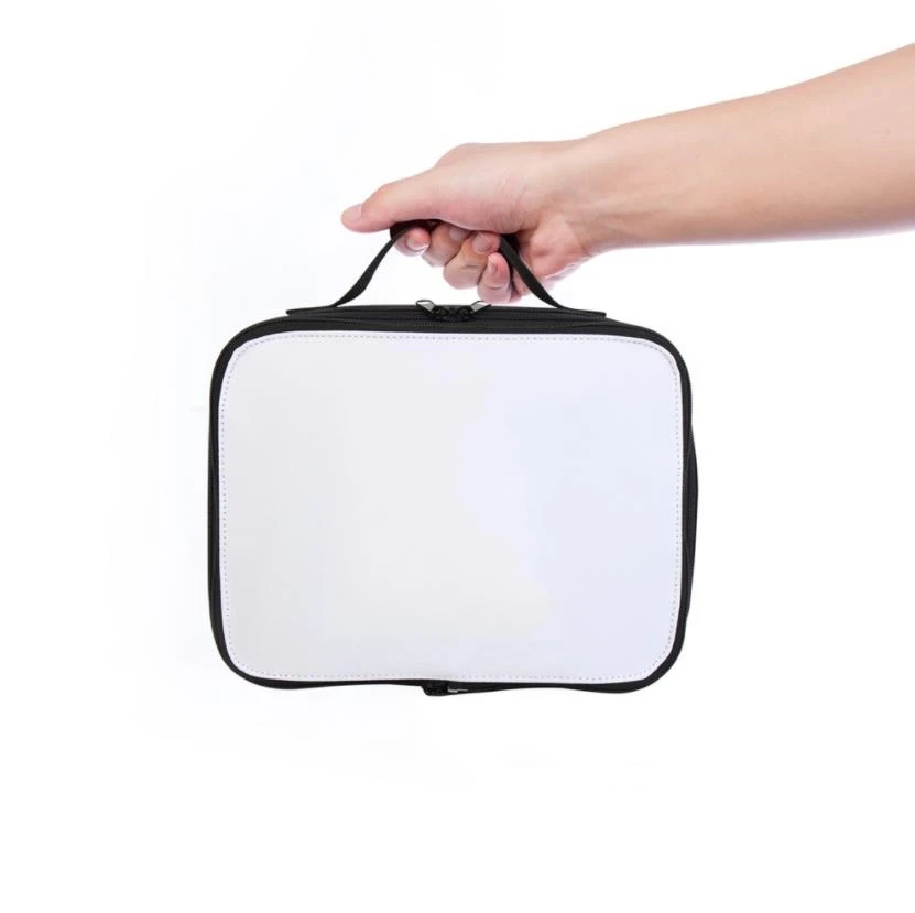 Sublimation Lunch Bag Blank DIY student insulation Handbags Waterproof Lunchbox Storage Bags With Zipper for Adults Kids ni15