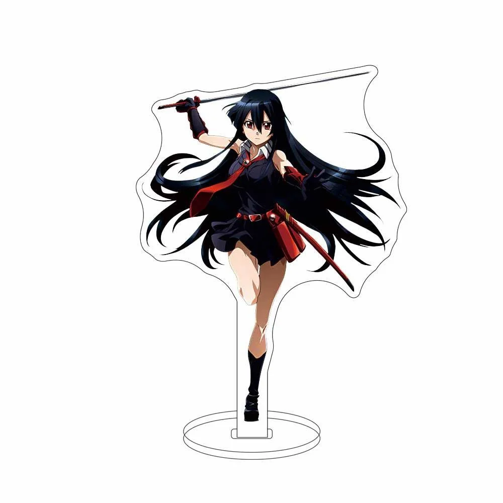 15CMAnime Akame ga Kill Acrylic Stand Ornaments Rumi Zoey Mira Decorations cosplay Accessories Christmas Gifts