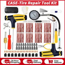 Car Tire Repair Kit Puncture Plug Tools Tyre Puncture Emergency for Universal Tire Strips Stiring Glue Repair Tool Kit