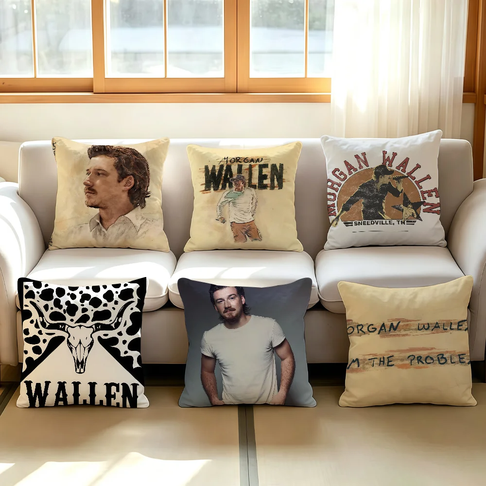 Singer M-Morgan Wallen cushion cover Anti-dustmite Sofa Cushion Decorative Office Cover Lounge Area Indoor & Outdoor Use