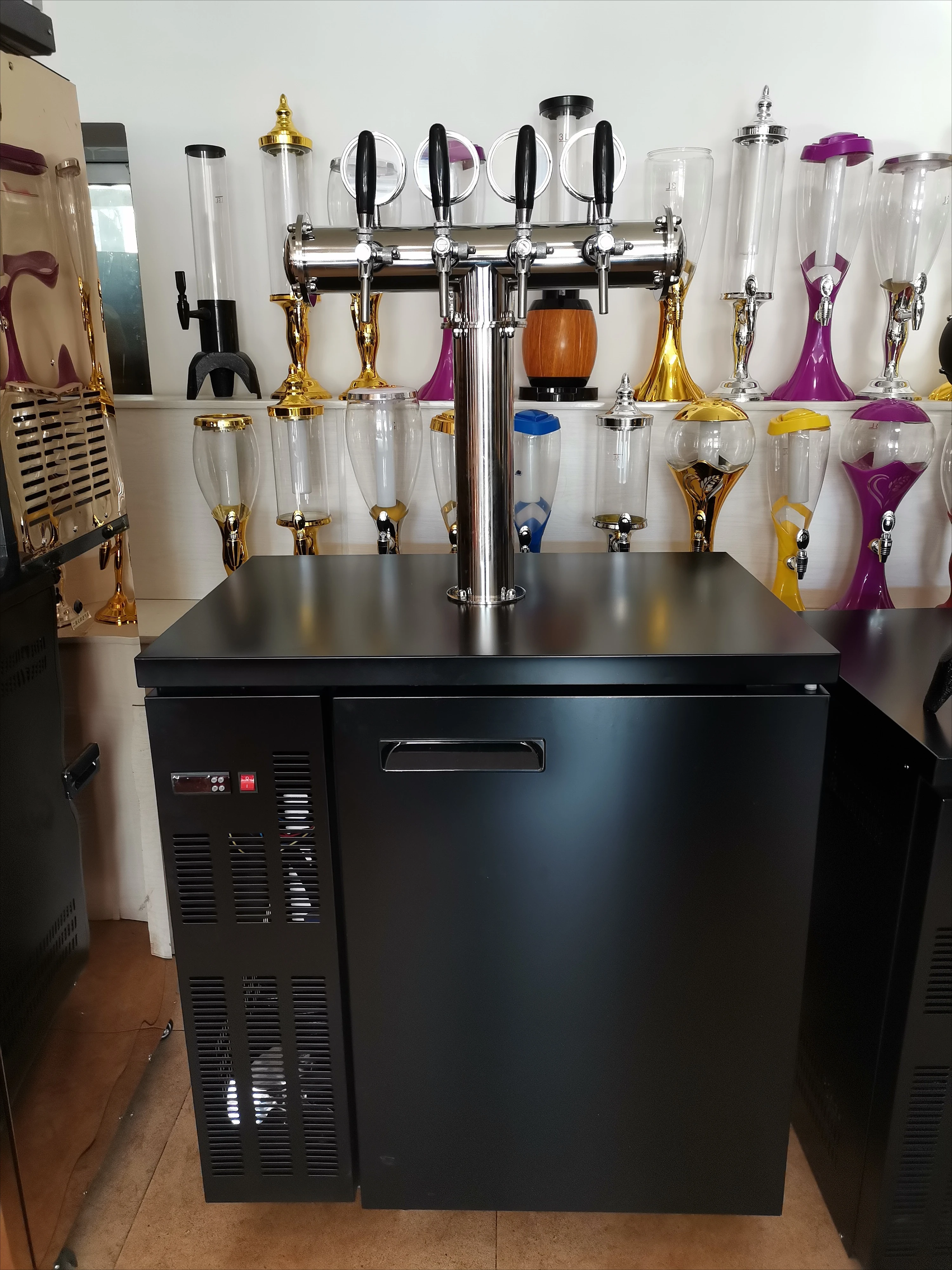Stainless Steel Beer Keg Cooler Dispenser Machine for Bar Sale