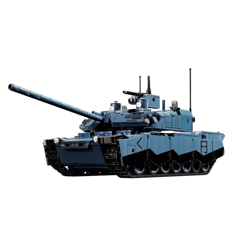 

12GO 96005 4th-Gen Tank American Abrams X Model 2116pcs Building Block set Military Model DIY Toys for Christmas Gifts