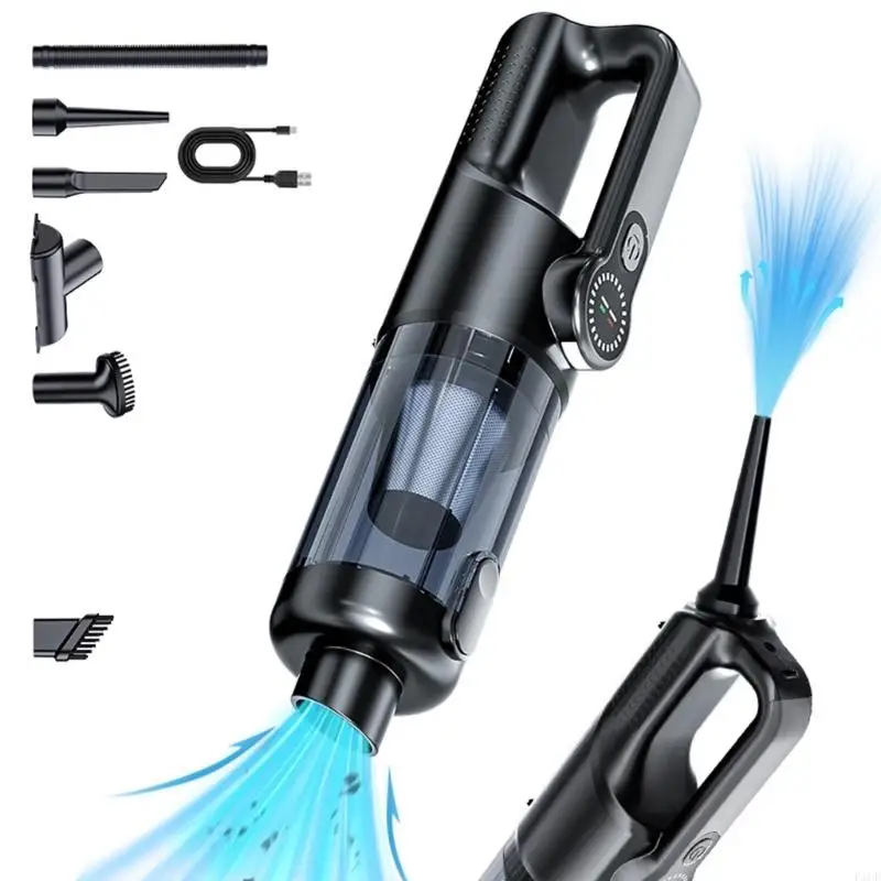 F1CF Handheld Car Vacuum Cleaner Cordless 16000PA High Power Vacuum Cleaner & Air Duster,Handheld Vacuums Cleaner for Car