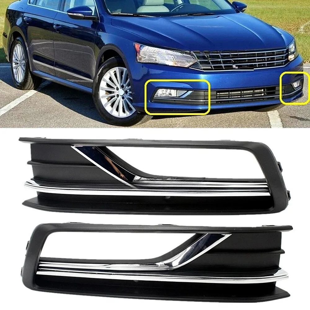 For VW Passat B8 2016-2018 Trending Fog Light Cover For Front Bumper Grille 561854661M 561854662H
