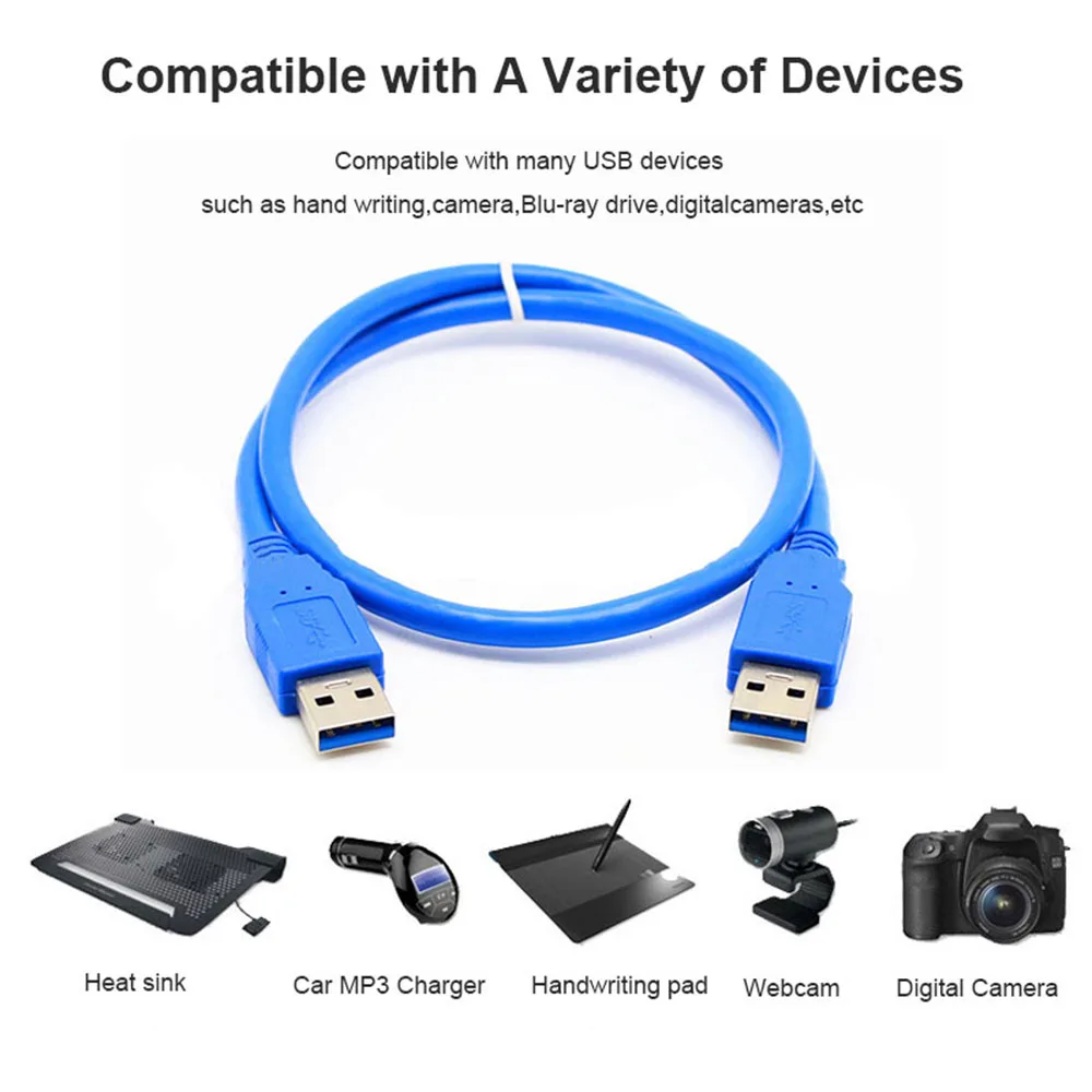 Usb3.0 Printer Cable A Male B Male Printer HDD-BOX CD-ROM Usb3.0 Data Line Wire A to B Male USB 3.0 Print Cable