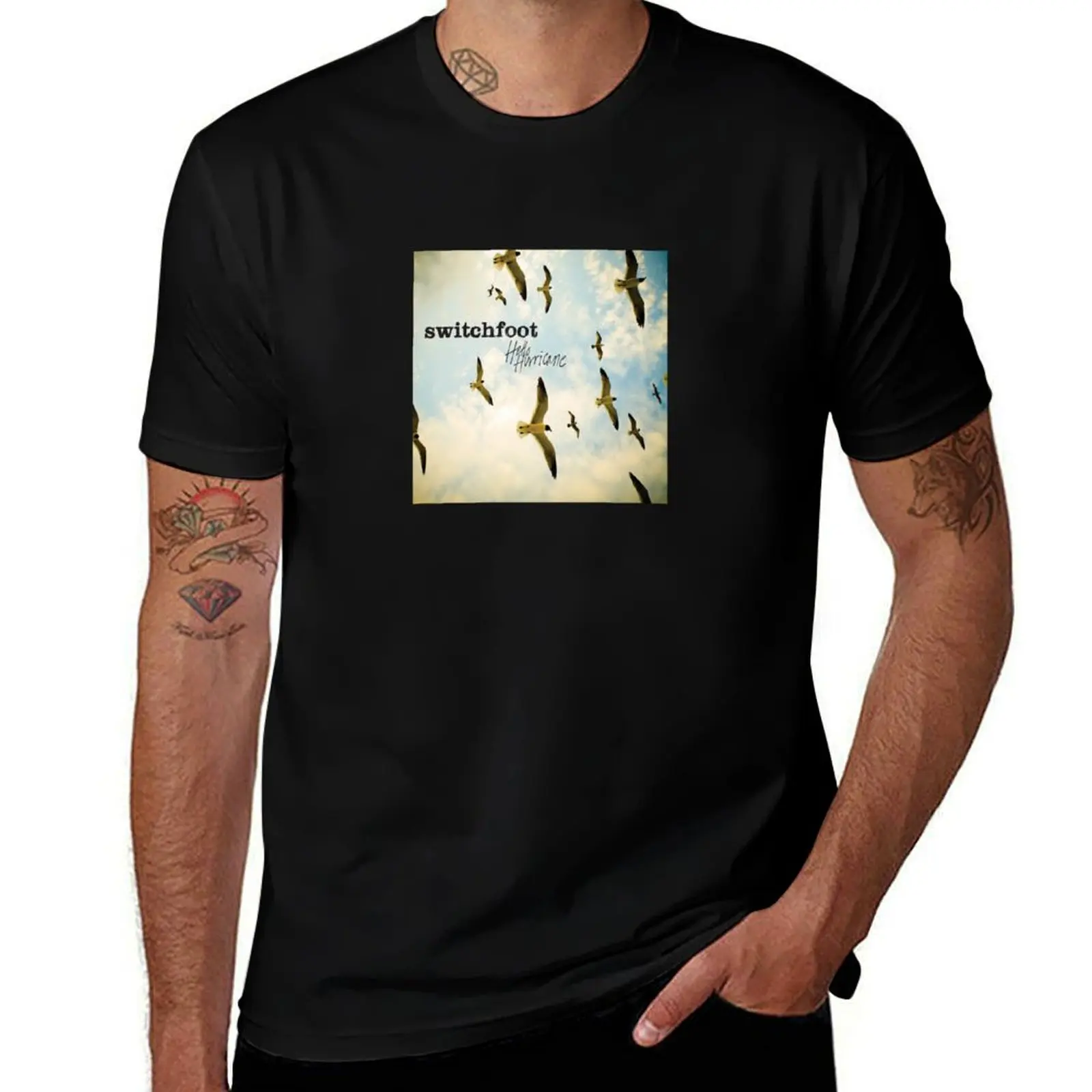Hello Hurricane - Switchfoot T-Shirt cotton t-shirt plain for man package T-Shirt
