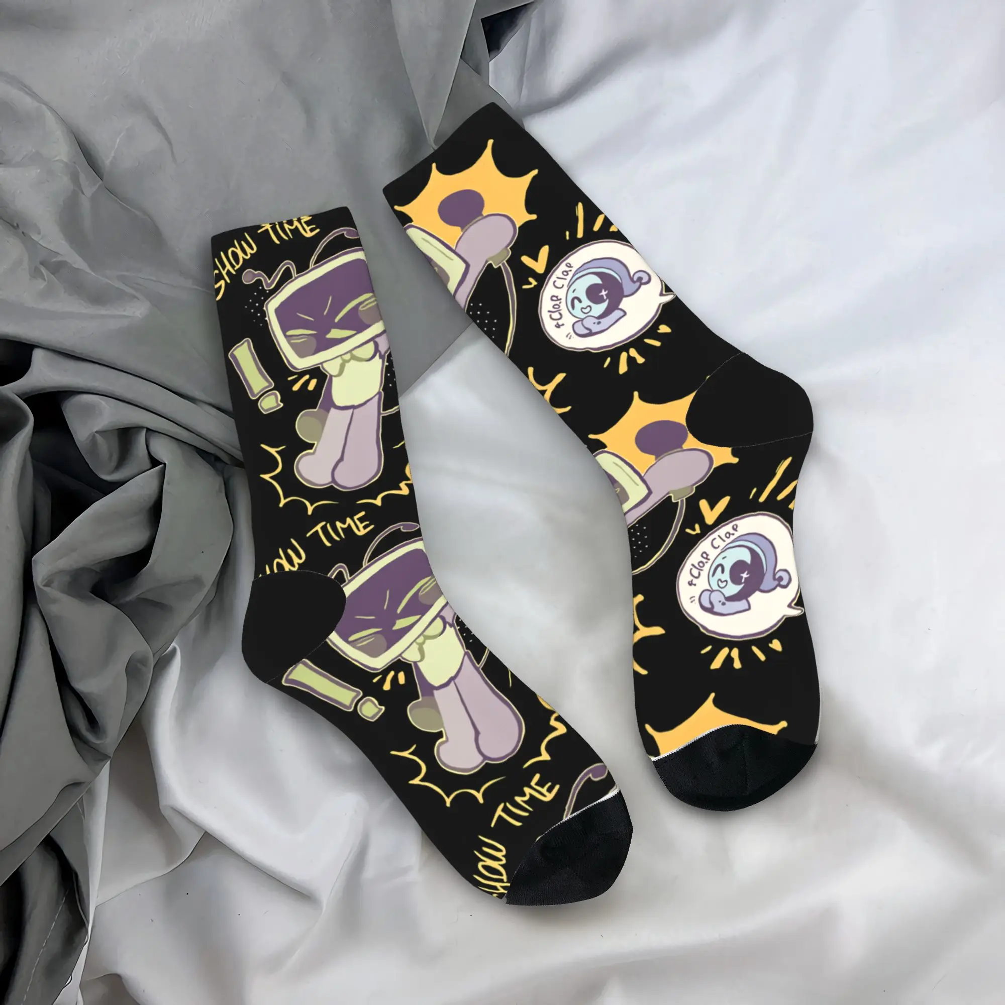 Dandys World Vee Astro ソックス男性女性ポリエステルカジュアルカトゥーンソックス原宿春夏秋冬ミドルチューブソックスギフト