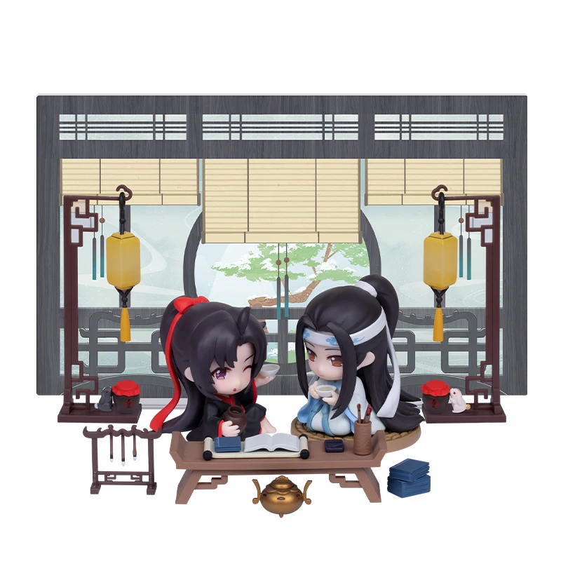 Anime Mo Dao Zu Shi Wei Wuxian Lan Wangji Spring Drinking New Cui Q Edition Hand Made Authentic Peripheral Decoration Doll Toys