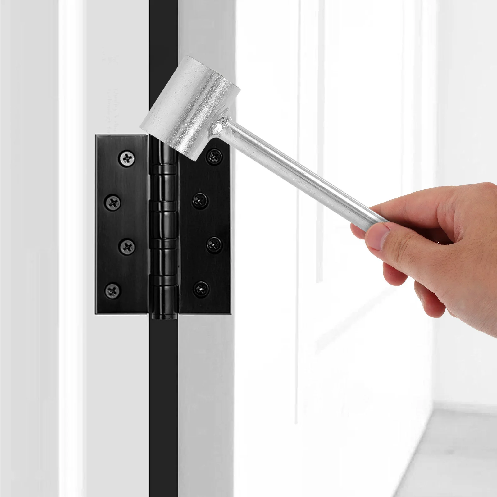 

2Pcs Hinge Gap Wrench Dual-Head Door Adjustment Tool Labor-Saving Multi-Specification for Home Tailor Shops Door Hinge Tool