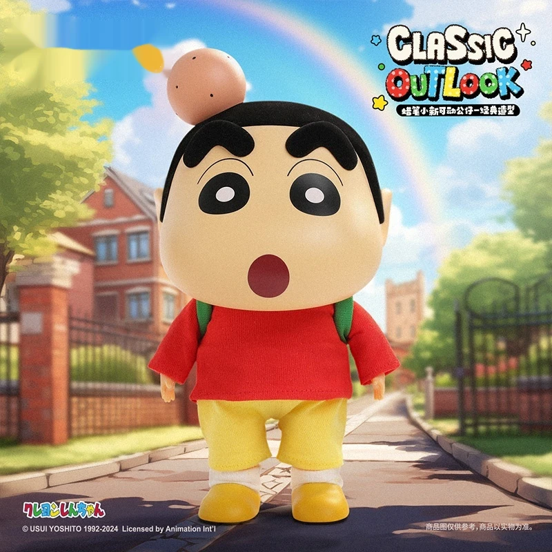 

Genuine Cartoon Crayon Shin-Chan Head Injury Classic Styling Joint Movable Desktop Ornament Model Trend Toy Child Birthday Gift
