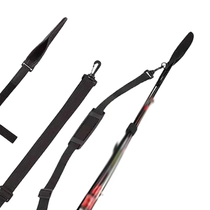 * Adjustable Fishing Rod Storage Bag Portable Fishing Rod Shoulder Belt Fishing Rod Belt Protector Reel Fishing Accessories 1PC