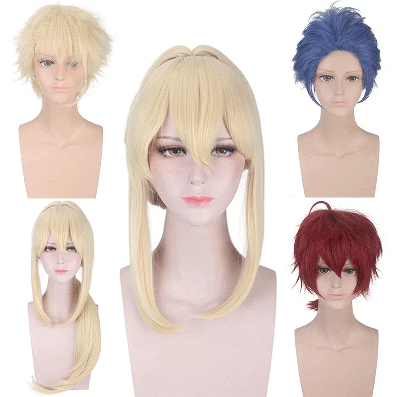 

Synthetic Cosplay Wig Long Straight Hair Anime Violet Evergarden Costume Colorful Party Halloween Universal Unisex