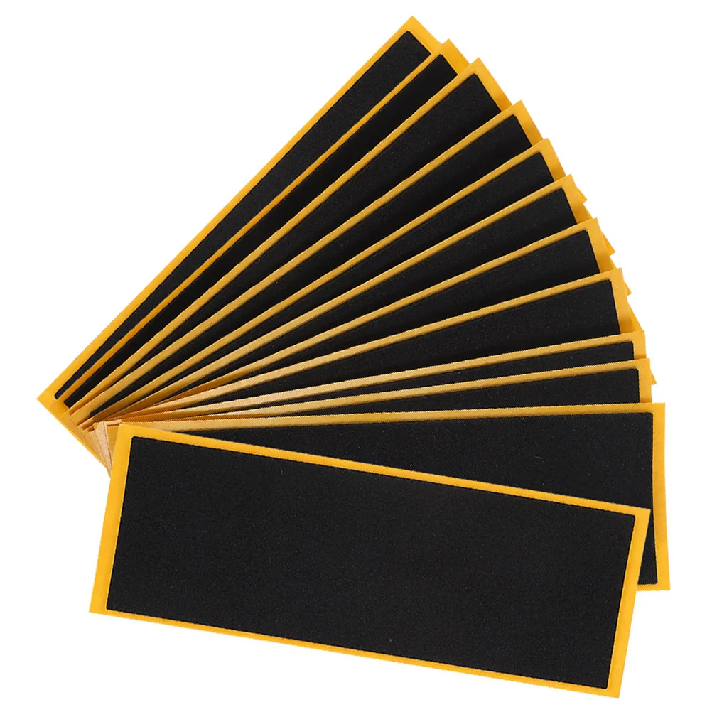 12pcs Fingerboard Foam Adhesive Sticker For Mini Skateboard Finger Skateboard Accessories Nonslip Fingerboard Grip Tape Foam