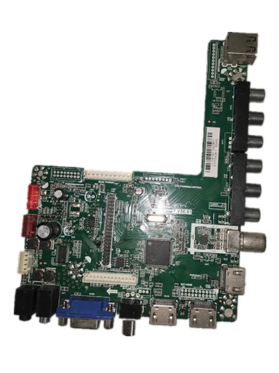 اللوحة الأم T.VST59S.81 T.V56.81 LED TV متوافقة مع شاشات مختلفة، متوافقة مع جهاز التحكم عن بعد for1920x1080 أو 1366x768