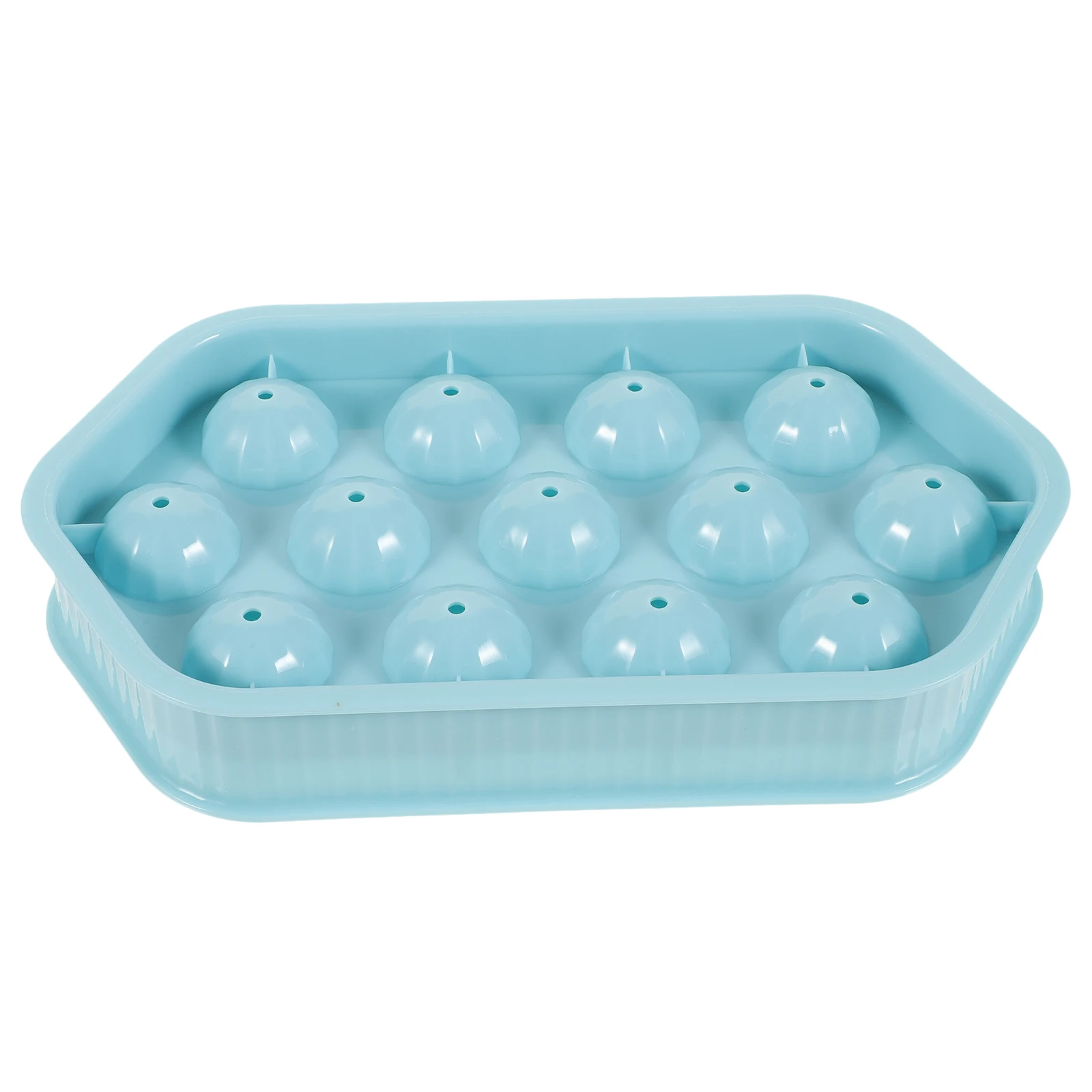 

Ice Cube Mold Tray Round DIY Circle Maker Food Grade Blue Freezer Trays for Home Parties Bars Coffee Tea Whiskey
