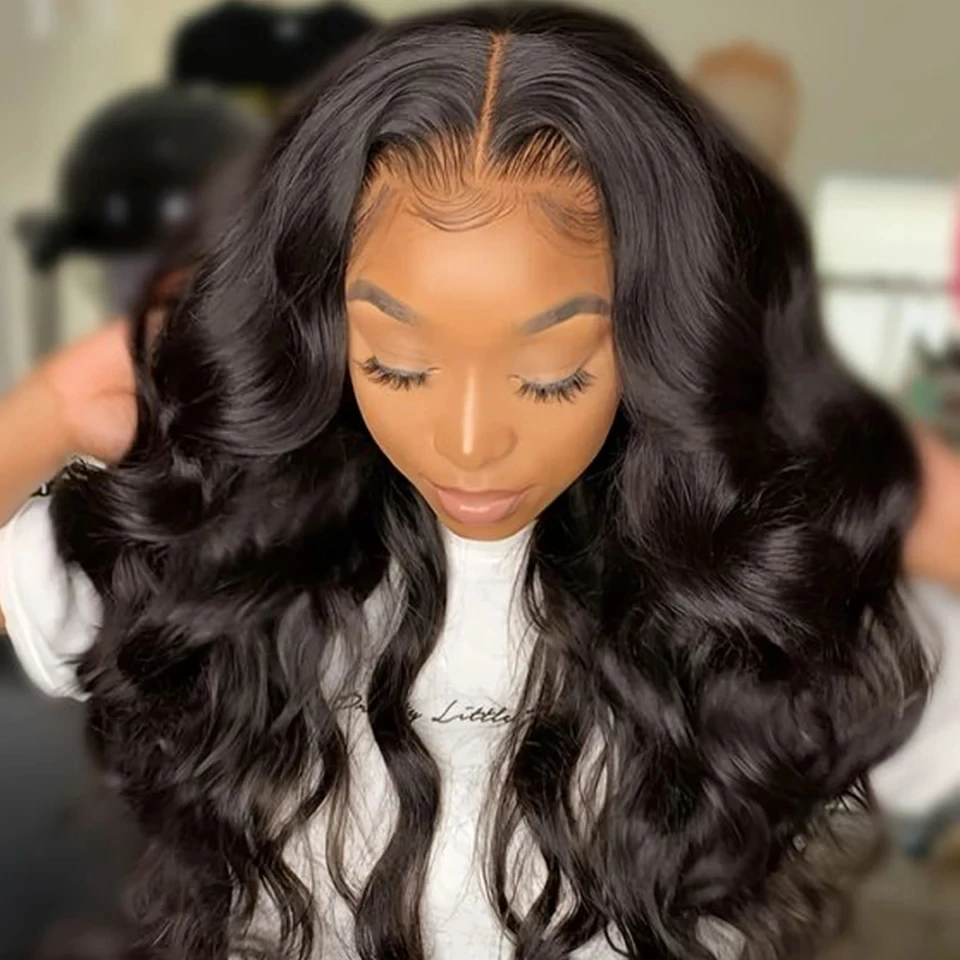 Rebecca Body Wave Lace Front Wigs 180D Transparent Lace Frontal Wig Human Hair Wigs T Part Lace Wig Brazilian Body Wave Lace Wig