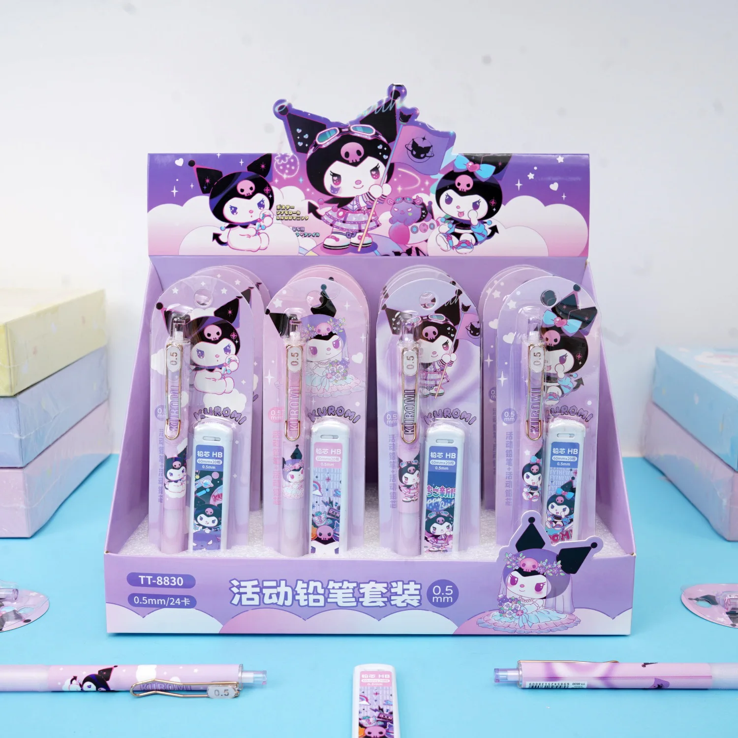 

Kuromi Hello Kitty machanical pencils 0.5mm kawali stationary school supplies cute korean stationery lapices novedosos