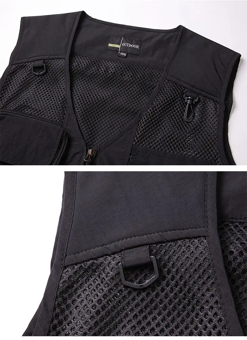 Outdoor Men's Multi-Pocket Vest description 8