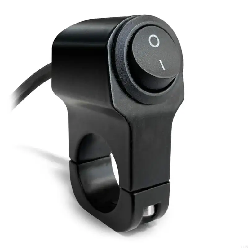

2025 New 7/8" Handlebar Light Motorcycle Handlebar On Off Button Black