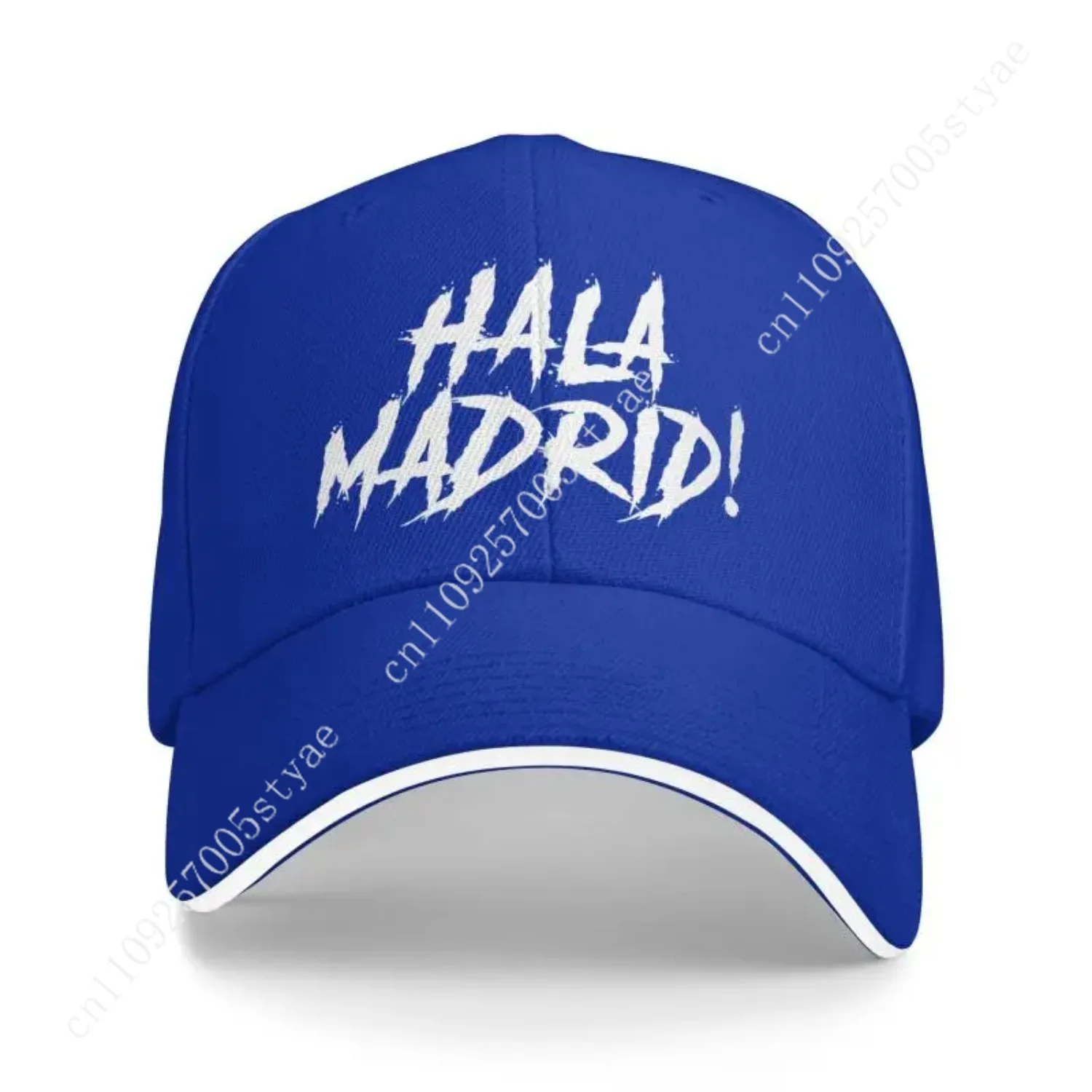 Hala Madrid Letters Print Sandwich Baseball Cap Unisex Casual Sun Bucket Cap Men Adjustable Snapback Hat Golf Hats
