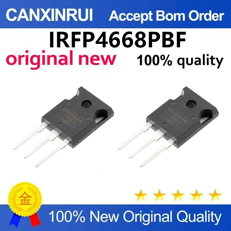 （5pcs-100pcs）Original genuine IRFP4668PBF TO-247 N-channel 200V/100A direct insertion MOSFET chip