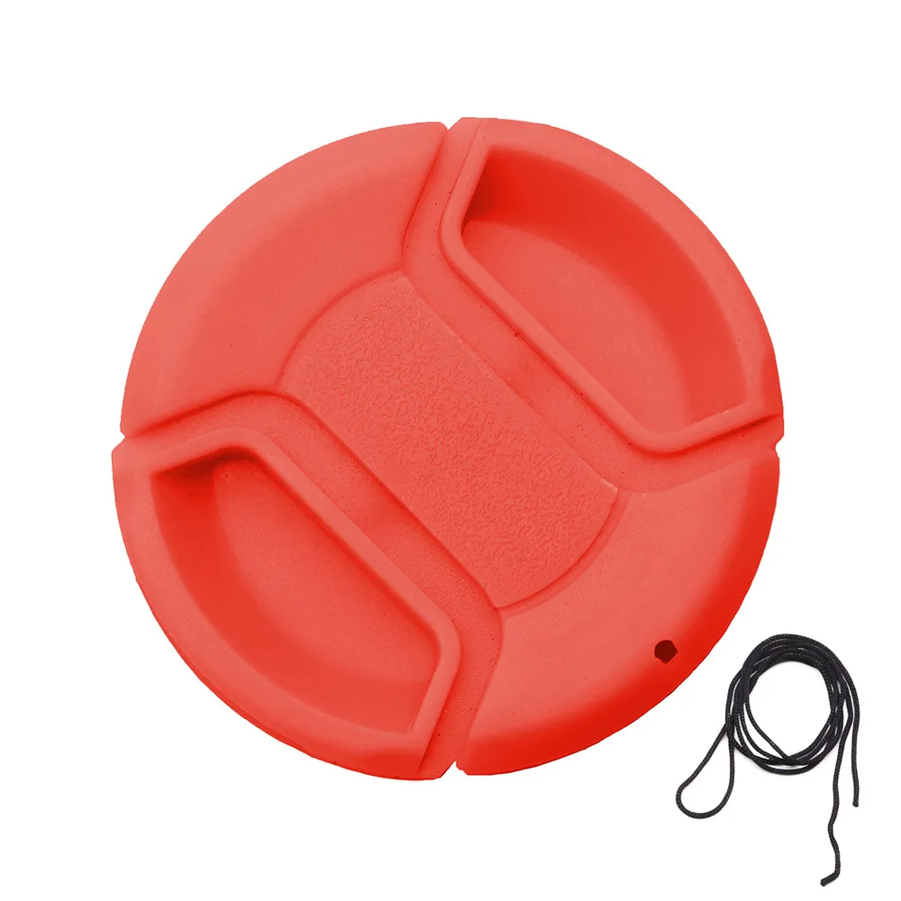 Pinch Lens Cap Lens Cap Holder 49/52/55/58/62/67/72/77mm Center Pinch Snap-on Cap Cover Lens Cap Protective Lens For Camera