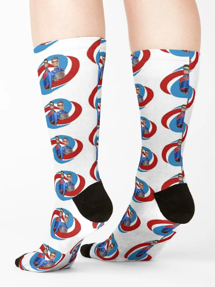 Captain Man and Kid Danger - Logo Socks luxury tennis christmas stocking designer brand Men Socks Women's