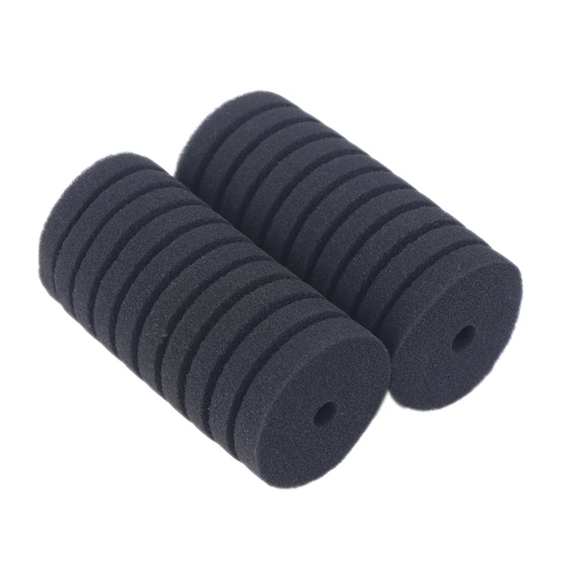 2Pcs Aquarium Filter Sponge For XY-2822/2821 Filter Fish Tank Air Pump Filter Black Color 12*6cm