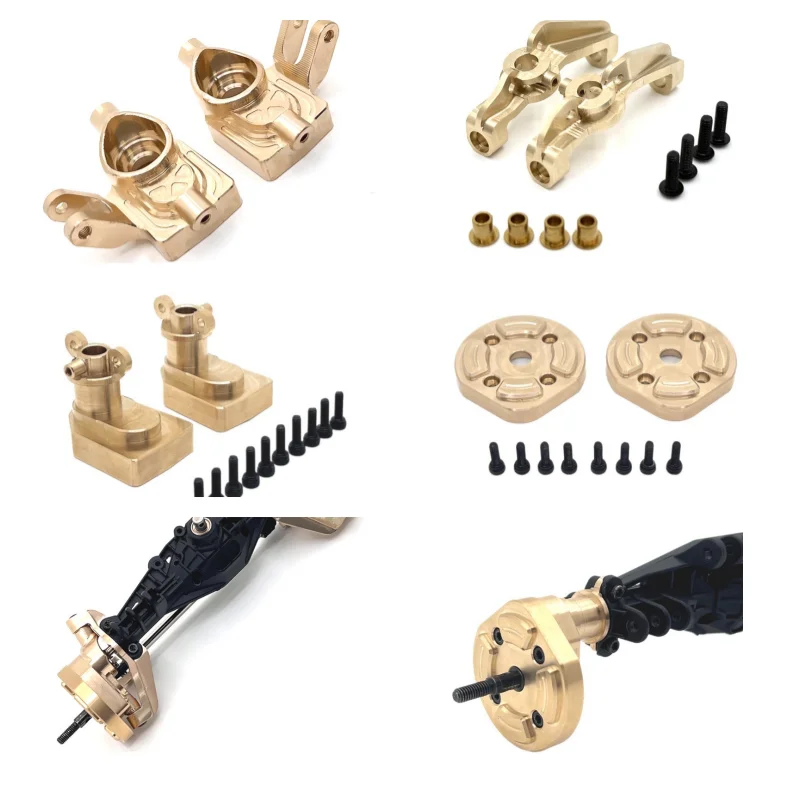 MJX 1/12 H12Y H12Y+ Remote control car parts Brass front and rear axle weight block gear cover parts