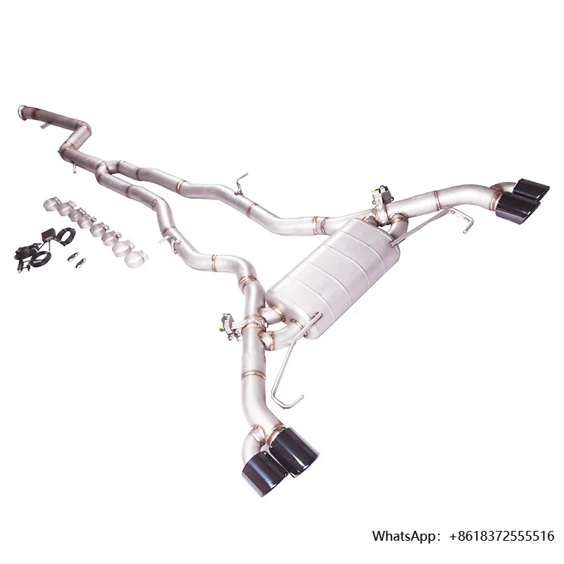 

daBMW X3 X4 G01 G02 M40i B58 3.0t Exhaust Pipe 304 Stainless Steel Titanium Car Exhaust System