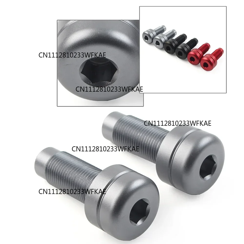 Motorcycle Alloy Handlebar Grips Bar End Slider Cap For Ducati Panigale 899 959 1199/1299/S/R