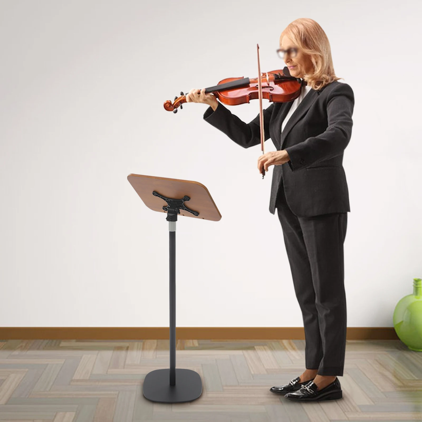 

Многофункциональная регулируемая напольная подставка для чтения из железа/дерева, 80-130 см, устойчивая подставка для книг и нот для дома