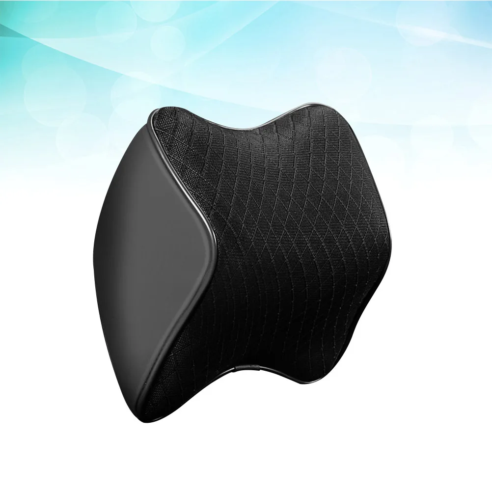 

Universal Mesh Car Headrest Pillow Memory Foam Neck Support for All Vehicles Black Comfortable Breathable Fatigue