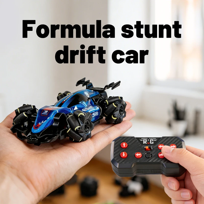 Q239 Mini Samochód RC Formula Stunt Drift 2.4G Zdalnie Sterowany Pojazd z Kolorowymi Światłami Przenośny Model Ciężarówki Zabawki dla Dzieci