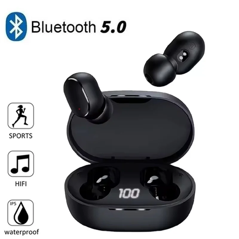 Wireless Bluetooth Headphones HIFI Stereo Headsets Noise Reduction Sport Gaming Earphones For iPhone Huawei Realme OnePlus Oppo