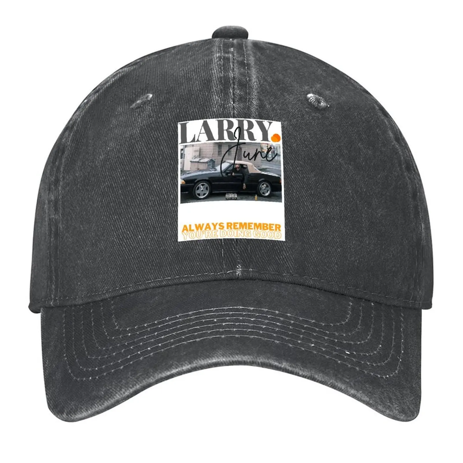 

LARRY JUNE INSPIRED Baseball Cap hats on offer Military Cap Man Designer Hat Streetwear Male Women's