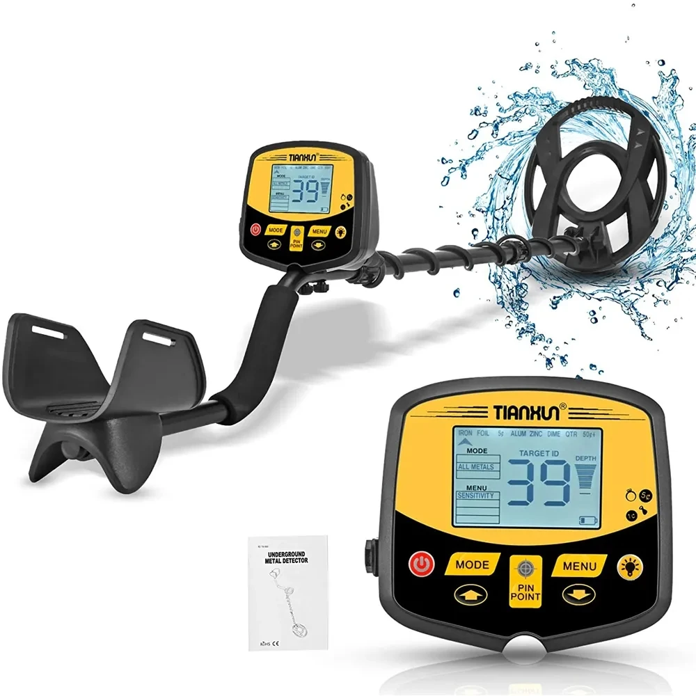 Professional Metal Detector TX-860 ( Gold Detector TX-950 With 11 Inch High Accuracy Waterproof Search Small Coil )