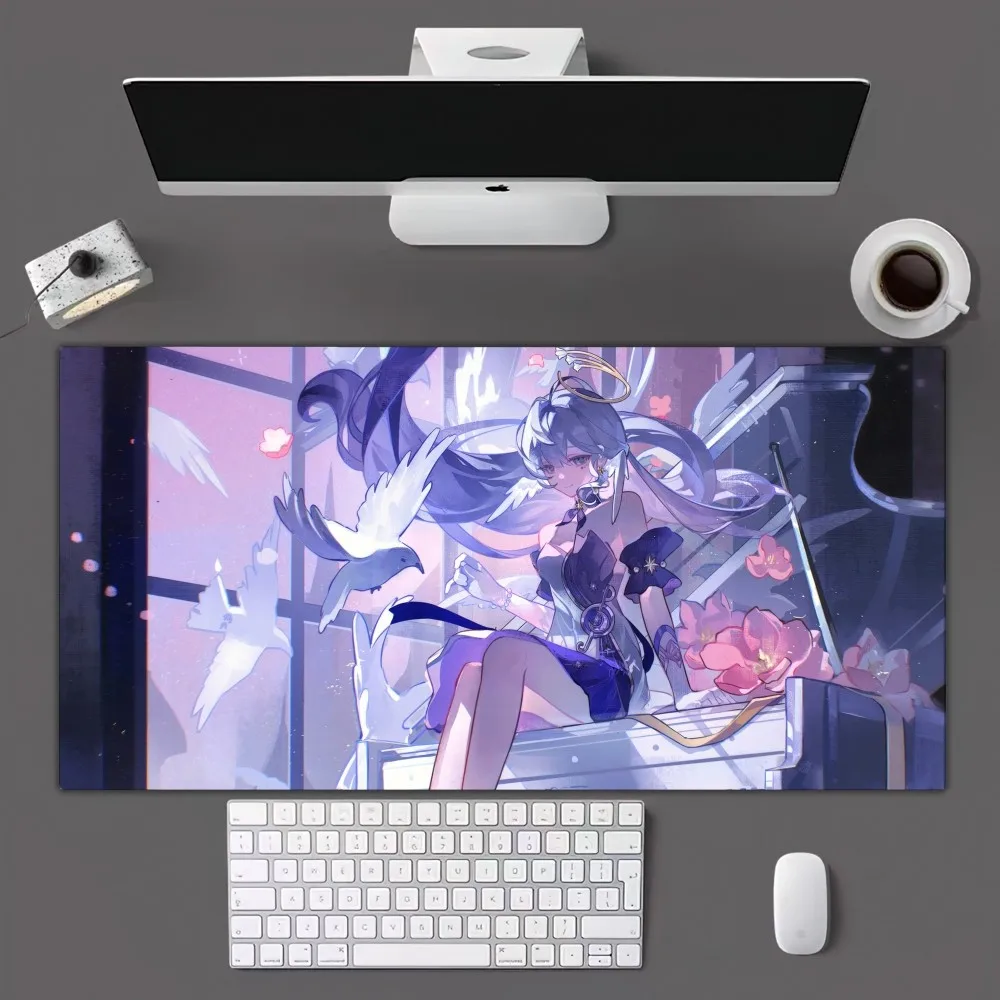 Game Honkai Star Rail Robin Mousepad Mousepad Gamer Mouse Pad Size For Office Long Table Mat