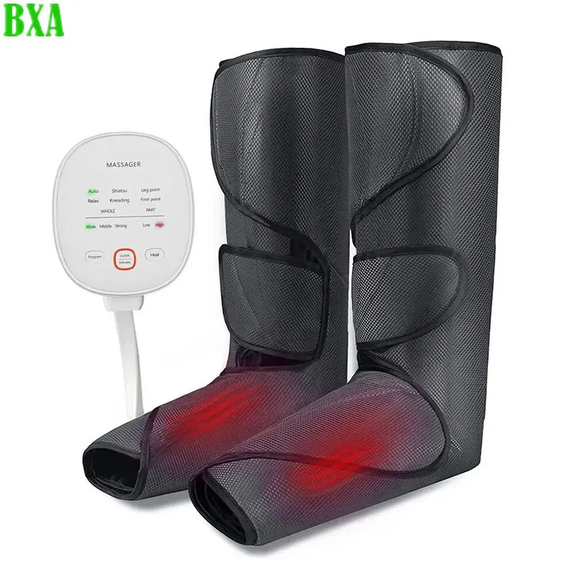 

New Air Compression Electric Leg Massager Circulation Calf Neuropathy for Calves Legs Ankles and Feet 3 Intensities 6 Modes