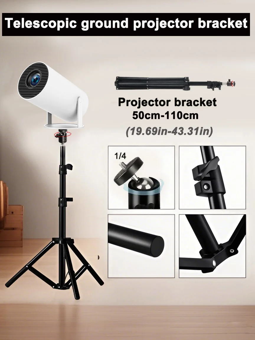 DITONG 110cm Suporte portátil universal para magcubic HY300 pro Projetor Tripé Suporte para projetor