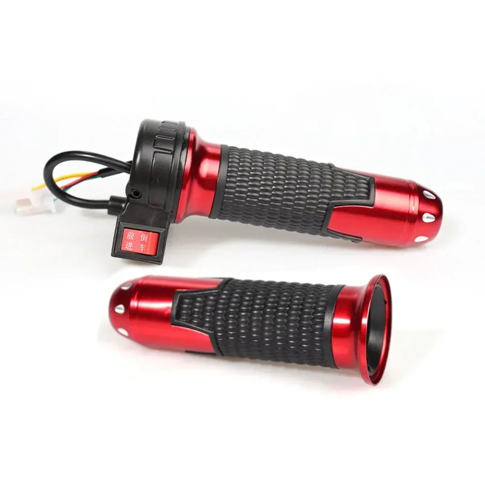 1 Pair Electric Bike Twist-Throttle High/Medium/Low Speed/Forward/Reverse Electric Bicycle Accelerator Cycling Parts
