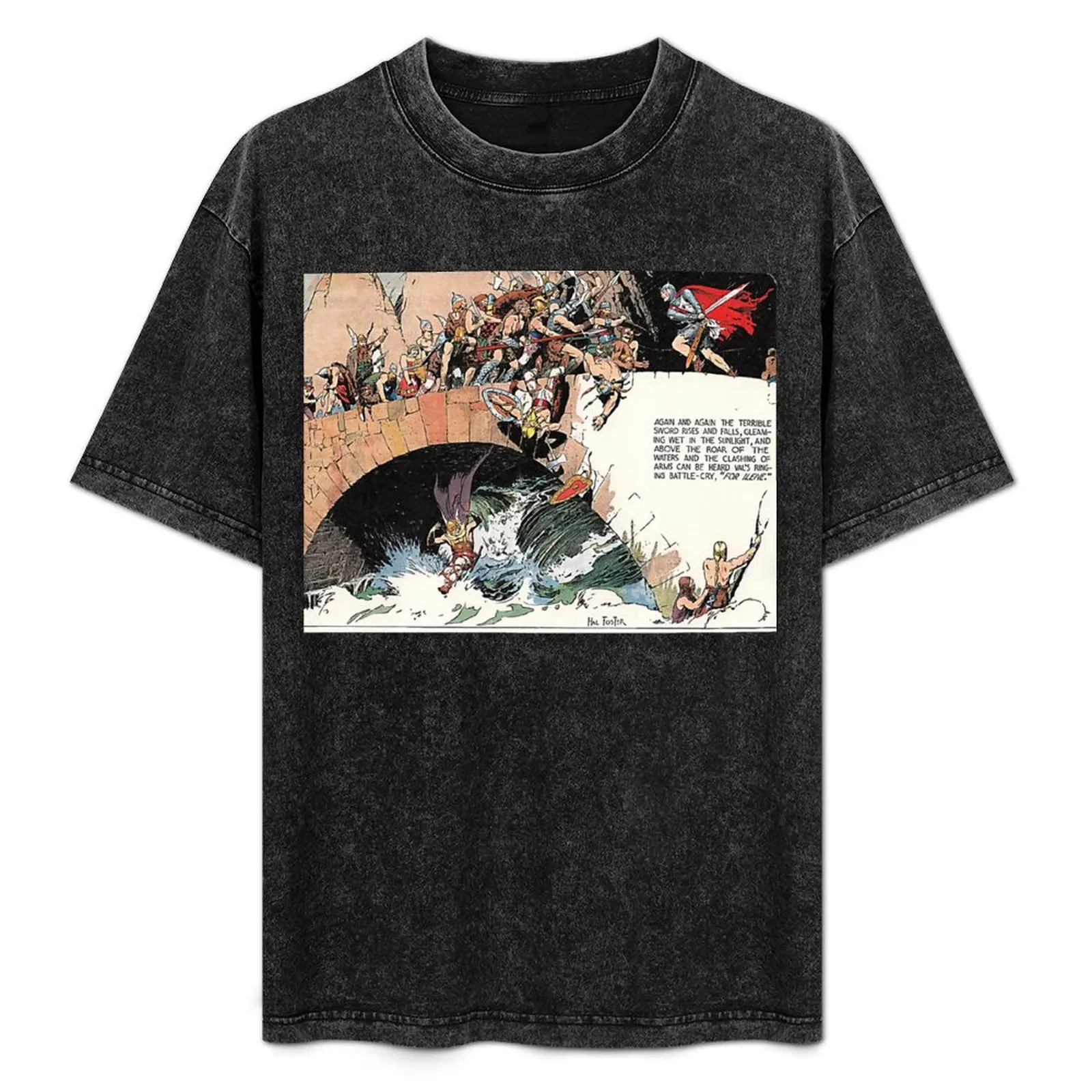

Prince Valiant by Harold Foster T-Shirt Retro Graphic Print T-Shirt